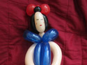 Photo Gallery - Balloon Sculptures - Snow White balloon twisting