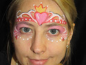 Face Painting Ideas - Heart Princess