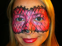 Face Painting Ideas - Pink Mask
