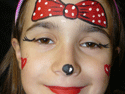Face Painting Ideas - Face Painting Mini Mouse