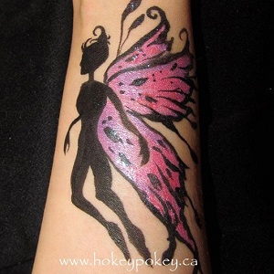 arm painting fairy design