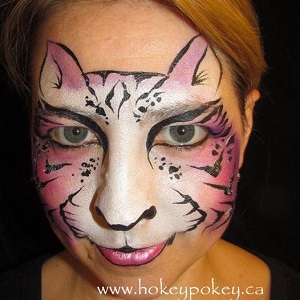 face painting inspired by Christina Davison