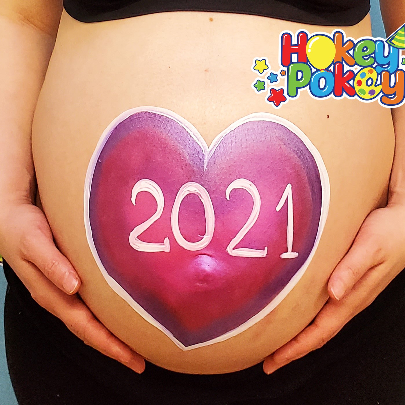 Belly painting Maple